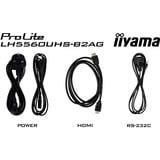iiyama LH5560UHS-B2AG, Pantalla de gran formato negro (mate)