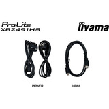 iiyama ProLite XB2491HS-B1, Monitor LED negro (mate)