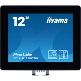 iiyama TF1215MC-B1 pantalla para PC 30,7 cm (12.1") 1024 x 768 Pixeles LCD Pantalla táctil Negro, Monitor LED negro, 30,7 cm (12.1"), 1024 x 768 Pixeles, LCD, 25 ms, Negro