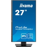 iiyama XUB2793QSU-B7 pantalla para PC 68,6 cm (27") 2560 x 1440 Pixeles Quad HD LED Negro, Monitor LED negro (mate), 68,6 cm (27"), 2560 x 1440 Pixeles, Quad HD, LED, 1 ms, Negro