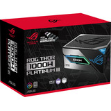 ASUS ROG Thor Platinum III (ROG Equalizer), Fuente de alimentación de PC negro, 1000 W, 100 - 240 V, Activo, 125 W, 1000 W, 125 W