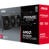 ASUS Radeon RX 9070 GRE PRIME OC EVO, Tarjeta gráfica gris