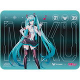 ASUS TUF Gaming P1 Hatsune Miku Edition Alfombrilla de ratón para juegos Turquesa, Almohadilla de ratón para juegos multicolor, Turquesa, Imagen, Tela, Caucho, Base antiderrapante, Alfombrilla de ratón para juegos