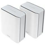 ASUS ZenWiFi BT8 (2-pack) Tribanda (2.4 GHz / 5 GHz / 6 GHz) Wi-Fi 7 (802.11be) Blanco 3 Interno, Router blanco, Blanco, Interno, Sistema de malla, Poder, 548 m², Tribanda (2.4 GHz / 5 GHz / 6 GHz)