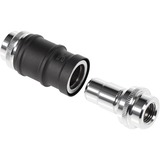 Alphacool ES Schnellverschluss BLH1A PushIn Set IG-IG, Conexión negro (mate)/Cromado