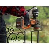 BLACK+DECKER Amoladora angular inalámbrica BCG720N, 18Volt negro/Naranja