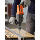 BLACK+DECKER BEHS01K-QS, Martillo perforador negro/Naranja