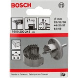 Bosch 1 609 200 243 sierra de corona 8 pieza(s) Establecer, Madera noble, Panel laminado, Plástico, Madera contrachapada, Madera blanda, Negro, 25,32,38,44,51,57,63,68 mm, 1 kg, 1 pieza(s)