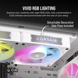 Corsair iCUE LINK RX120 RGB Triple Reacondicionado, Ventilador blanco