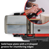 EINHELL Cepillo inalámbrico Power X-Change TE-PL 18/82 Li-Solo, 18Volt, Cepillo eléctrico rojo/Negro