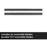 EINHELL TE-PL 18/82 Li Solo, 4345400, Cepillo eléctrico rojo/Negro