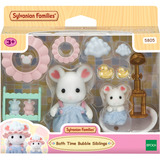EPOCH Sylvanian Families - Set de juego de baño Ratones Malvavisco, Juegos de construcción 