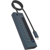 ICY BOX 61171, Hub USB antracita