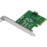Icy Dock MB408A5 "EXLink" MCIO 4i (SFF-TA-1016) a adaptador PCIe 5.0 x4, Tarjeta de interfaz 