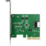 Icy Dock MB408A5 "EXLink" MCIO 4i (SFF-TA-1016) a adaptador PCIe 5.0 x4, Tarjeta de interfaz 