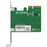 Icy Dock MB408A5 "EXLink" MCIO 4i (SFF-TA-1016) a adaptador PCIe 5.0 x4, Tarjeta de interfaz 