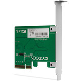 Icy Dock MB408A5 "EXLink" MCIO 4i (SFF-TA-1016) a adaptador PCIe 5.0 x4, Tarjeta de interfaz 