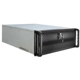 Inter-Tech IPC 4U-4129L Estante Metálico, Plata, Servidor de vivienda negro, Estante, Servidor, Metálico, Plata, ATX, EATX, micro ATX, Acero, 4U