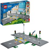 LEGO City 60304 Bases de Carretera con Semáforos de Juguete, Juegos de construcción Juego de construcción, 5 año(s), Plástico, 112 pieza(s), 420 g