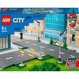 LEGO City 60304 Bases de Carretera con Semáforos de Juguete, Juegos de construcción Juego de construcción, 5 año(s), Plástico, 112 pieza(s), 420 g