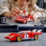 LEGO Speed Champions 76906 Speed Champion 1970 Ferrari 512 M, Coche de carreras de juguete, Juegos de construcción Coche de carreras de juguete, Juego de construcción, 8 año(s), Plástico, 291 pieza(s), 320 g