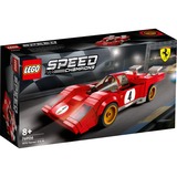 LEGO Speed Champions 76906 Speed Champion 1970 Ferrari 512 M, Coche de carreras de juguete, Juegos de construcción Coche de carreras de juguete, Juego de construcción, 8 año(s), Plástico, 291 pieza(s), 320 g