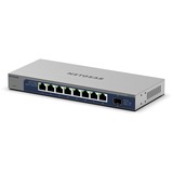 Netgear GS108X No administrado L2 Gigabit Ethernet (10/100/1000) Gris, Interruptor/Conmutador No administrado, L2, Gigabit Ethernet (10/100/1000)