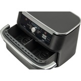 Ninja Foodi FlexDrawer Freidora de aire AF500EU, Freidora de aire caliente negro/Acero fino
