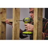 Ryobi Atornillador de impacto inalámbrico ONE+ Brushless RID18BL-0, 18 Voltios, Tornillo de percusión verde/Negro