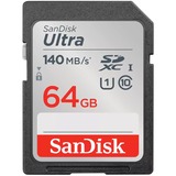 SanDisk Ultra 64 GB SDXC, Tarjeta de memoria negro