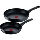 Tefal Set de sartenes Black Stone, 2 piezas, Juego de sartenes negro