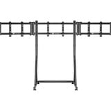 Thermaltake Soporte triple para monitores negro, para cockpit de simulador de carreras GR500, Soporte de monitor negro
