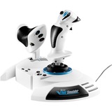 Thrustmaster T.Flight Hotas One Microsoft Flight Simulator Edition Negro, Blanco USB Joystick/Palanca de control lateral + cuadrante de aceleración Analógico/Digital PC, Xbox One, Xbox One S, Xbox One X, Hotas (mando más palanca de control) blanco/Negro, Joystick/Palanca de control lateral + cuadrante de aceleración, PC, Xbox One, Xbox One S, Xbox One X, Botón menú, Botón Compartir, View button, Analógico/Digital, Alámbrico, USB