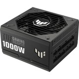 ASUS TUF Gaming 1000W Gold unidad de fuente de alimentación 20+4 pin ATX ATX Negro, Fuente de alimentación de PC negro, 1000 W, 100 - 240 V, 130 W, 1000 W, 130 W, 9,6 W