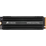 Corsair Force MP600 M.2 500 GB PCI Express 4.0 NVMe, Unidad de estado sólido negro, 500 GB, M.2, 4950 MB/s