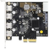 DeLOCK Tarjeta PCI-E x4 a 4 x USB-A 10 Gbps Doble Canal, Tarjeta de interfaz 
