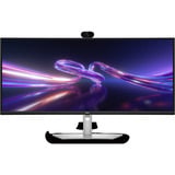 Dell Webcam USB-C Pro P3426WEV para monitor, Monitor LED negro/Plateado