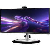 Dell Webcam USB-C Pro P3426WEV para monitor, Monitor LED negro/Plateado