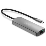 Digitus Extensor de video 4K USB-C > HDMI, 30 metros, Alargador de HDMI negro