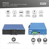 Digitus Gigabit industrial gestionado L3 con 8 + 4 puertos uplink 10G, Interruptor/Conmutador 