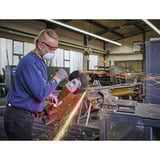 EINHELL Amoladora angular profesional a batería AXXIO 36/230 Q, 36Volt (2x18V) rojo/Negro