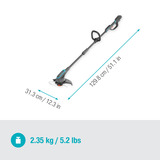 GARDENA PowerTrim 30/18V P4A solo, 14703-55, Cortabordes gris/Turquesa