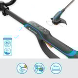 GARDENA Recortadora de césped a batería PowerTrim 30/18V P4A solo, Cortabordes gris/Turquesa