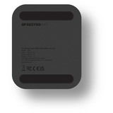 GP Batteries Cargador de batería USB RECYKO PRO P461, 4 ranuras de carga, incl. estación de acoplamiento D461 gris