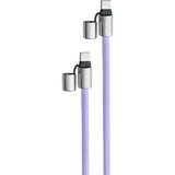 Intenso Cordón para teléfono móvil y cable de carga/datos violeta