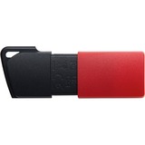 Kingston DataTraveler 128GB USB3.2 Gen1 Exodia M (Negro + Rojo), Lápiz USB rojo/Negro, 128 GB, USB tipo A, 3.2 Gen 1 (3.1 Gen 1), Deslizar, 10 g, Negro, Rojo