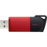 Kingston DataTraveler Exodia M unidad flash USB 128 GB USB tipo A 3.2 Gen 1 (3.1 Gen 1) Negro, Rojo, Lápiz USB rojo/Negro, 128 GB, USB tipo A, 3.2 Gen 1 (3.1 Gen 1), Deslizar, 10 g, Negro, Rojo