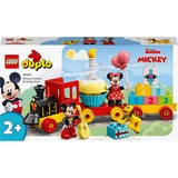 LEGO DUPLO Disney Tren de Cumpleaños de Mickey y Minnie, Juegos de construcción Juego de construcción, 2 año(s), Plástico, 22 pieza(s), 430 g