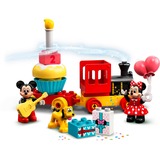 LEGO DUPLO Disney Tren de Cumpleaños de Mickey y Minnie, Juegos de construcción Juego de construcción, 2 año(s), Plástico, 22 pieza(s), 430 g
