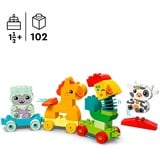 LEGO DUPLO Tren de los Animales, Juegos de construcción Juego de construcción, 1,5 año(s), Plástico, 19 pieza(s), 469 g
